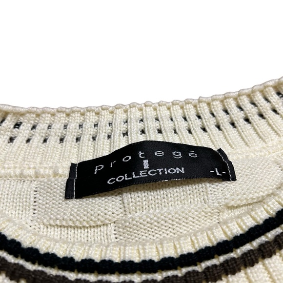 VINTAGE | Made in the US Men’s Protegē Abstract Crewneck Sweater - Sz Large -EUC - Picture 3 of 8